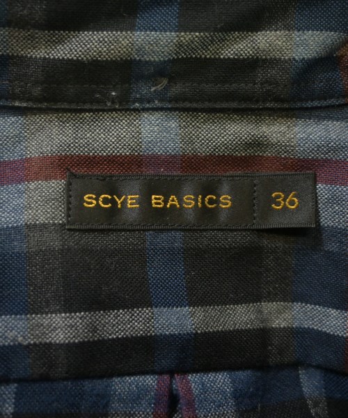 SCYE（サイ）カジュアルシャツ 紺 サイズ:36(S位) メンズ/2200663003068