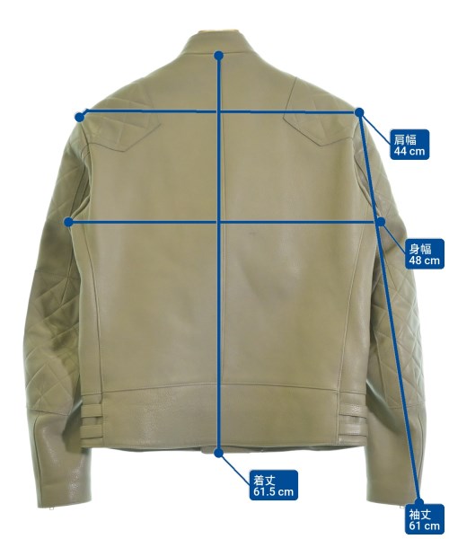 SCYE（サイ）ライダース グレー サイズ:36(S位) メンズ/2200670683017