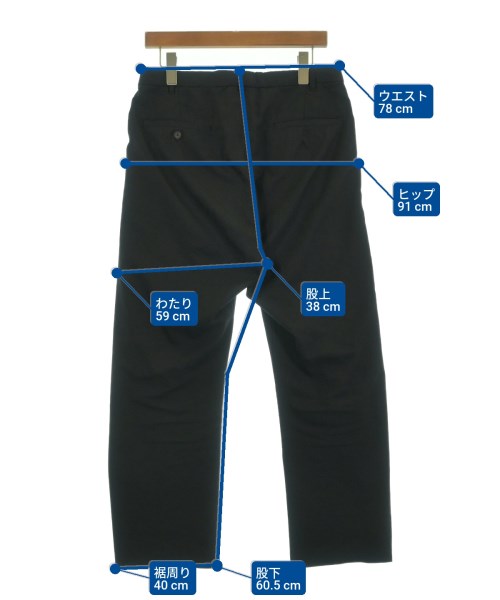 mando（マンド）スラックス 黒 サイズ:2(M位) メンズ/2200554041018