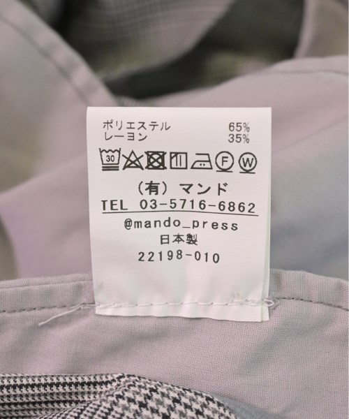 mando（マンド）その他 グレー サイズ:1(S位) メンズ/2200526384211