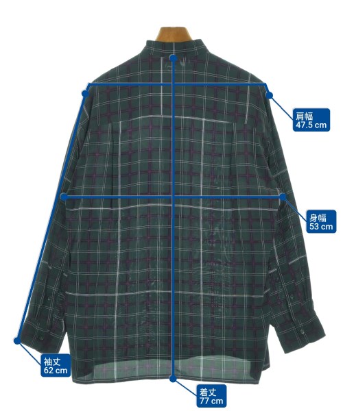 mando（マンド）カジュアルシャツ 緑 サイズ:1(S位) メンズ/2200620340571