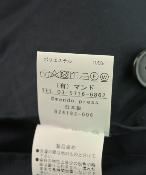 mando（マンド）カジュアルジャケット 黒 サイズ:2(M位) メンズ/2200711771086