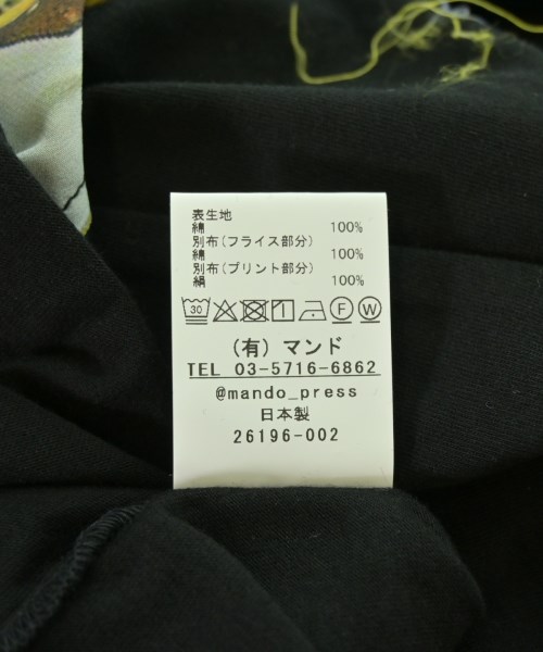 mando（マンド）Tシャツ・カットソー 黒 サイズ:2(M位) メンズ/2200712662420