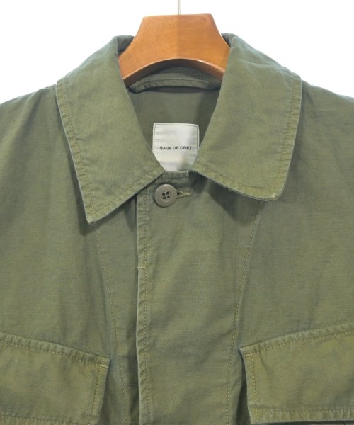 sage de cret（サージュデクレ）ミリタリーブルゾン カーキ サイズ:M メンズ/2200639606064