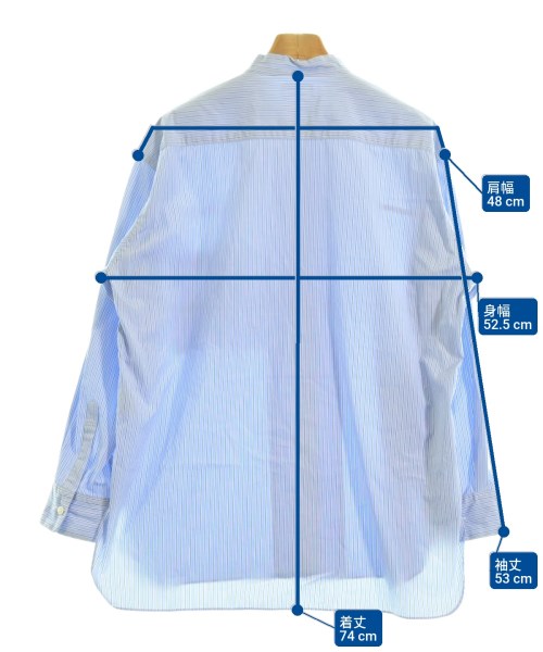 sage de cret（サージュデクレ）カジュアルシャツ 青 サイズ:XS レディース/2200615919010