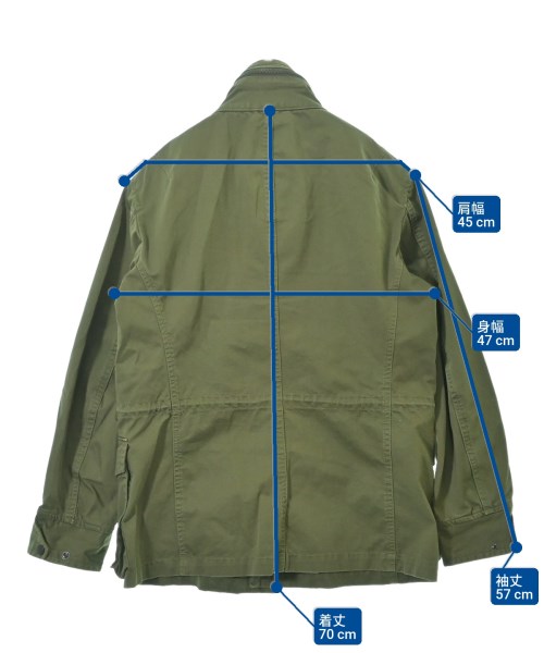 sage de cret（サージュデクレ）ミリタリーブルゾン カーキ サイズ:S メンズ/2200653326061