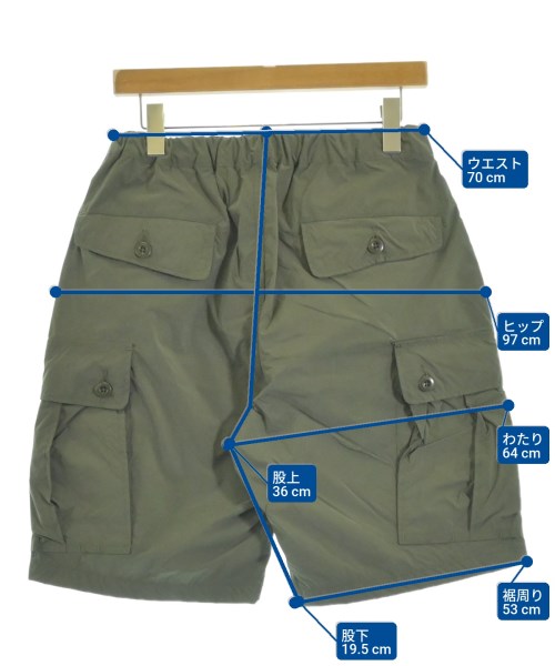 sage de cret（サージュデクレ）ショートパンツ カーキ サイズ:S メンズ/2200664787042