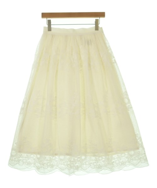 Laula(ラウラ)ロング・マキシ丈スカート 白 サイズ:M/2200665175046