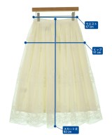 Laula（ラウラ）ロング・マキシ丈スカート 白 サイズ:M レディース/2200665175046