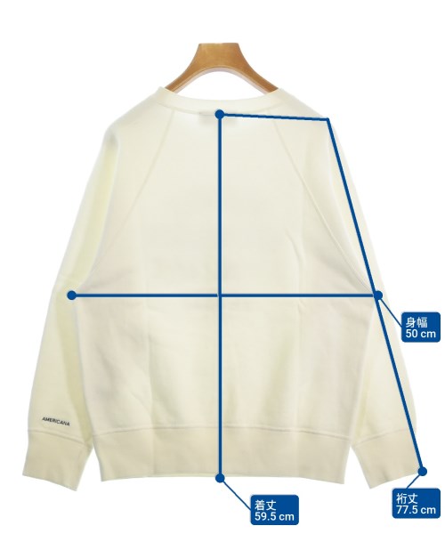 Americana（アメリカーナ）スウェット 白 サイズ:M レディース/2200622379012