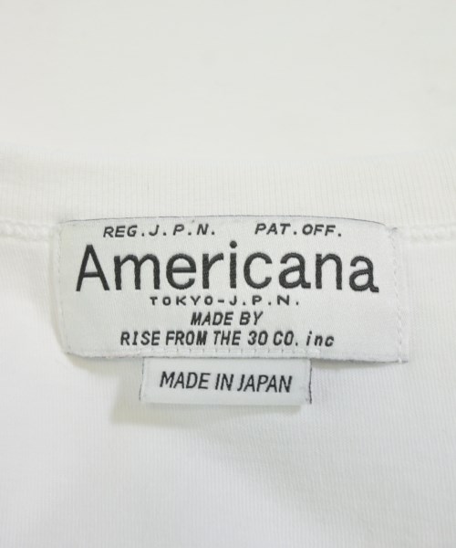 Americana（アメリカーナ）Tシャツ・カットソー 白 サイズ:-(L位) レディース/2200632348084