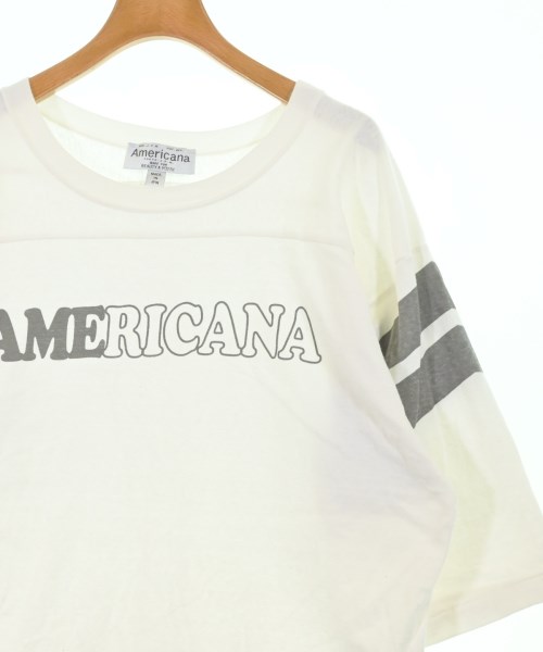 Americana（アメリカーナ）Tシャツ・カットソー 白 サイズ:F レディース/2200622186078