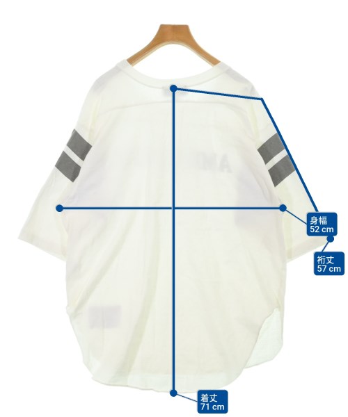 Americana（アメリカーナ）Tシャツ・カットソー 白 サイズ:F レディース/2200622186078