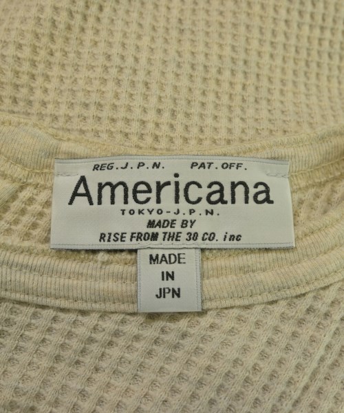Americana（アメリカーナ）Tシャツ・カットソー ベージュ サイズ:F レディース/2200635511034