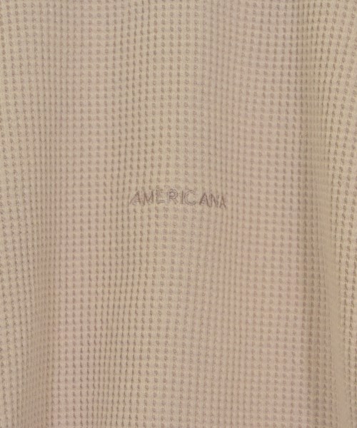 Americana（アメリカーナ）Tシャツ・カットソー ベージュ サイズ:F レディース/2200610347092