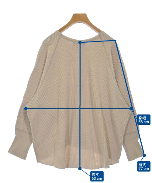 Americana（アメリカーナ）Tシャツ・カットソー ベージュ サイズ:F レディース/2200610347092