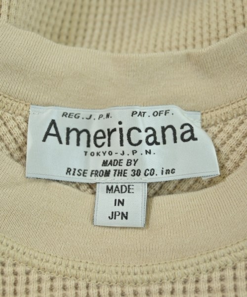 Americana（アメリカーナ）Tシャツ・カットソー ベージュ サイズ:F レディース/2200635844057