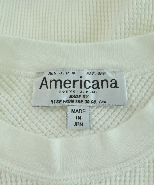 Americana（アメリカーナ）Tシャツ・カットソー 白 サイズ:F レディース/2200635844064