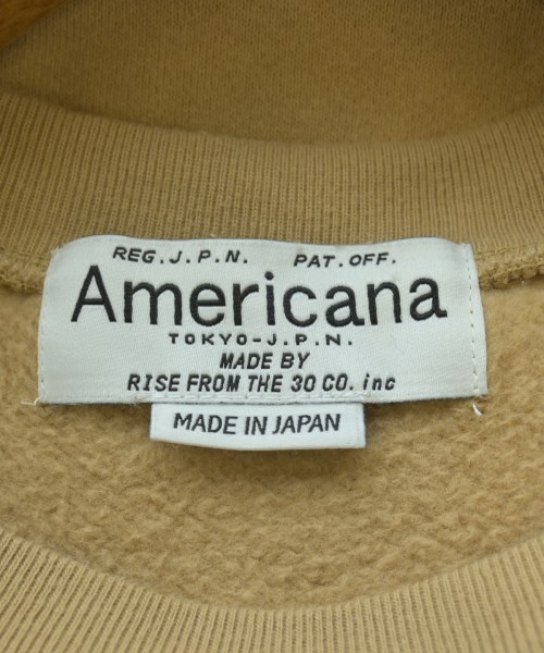 Americana（アメリカーナ）スウェット ベージュ サイズ:F レディース/2200626538170