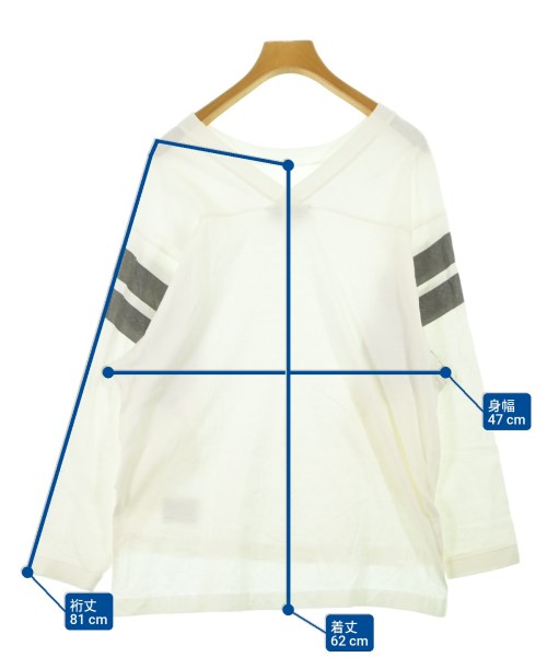 Americana（アメリカーナ）Tシャツ・カットソー 白 サイズ:-(L位) レディース/2200624862055