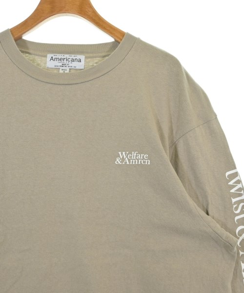 Americana（アメリカーナ）Tシャツ・カットソー ベージュ サイズ:F レディース/2200624851097
