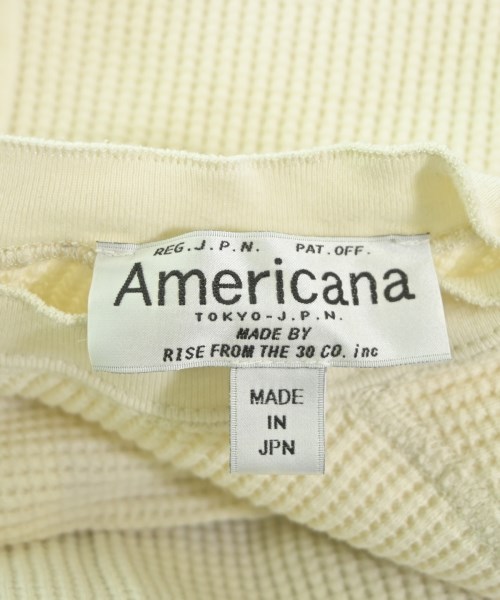 Americana（アメリカーナ）Tシャツ・カットソー 白 サイズ:F レディース/2200643275034