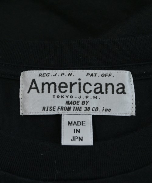 Americana（アメリカーナ）Tシャツ・カットソー 黒 サイズ:M レディース/2200620048101