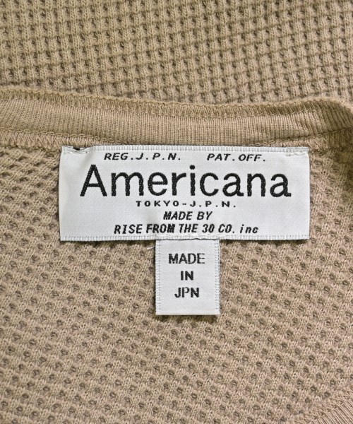 Americana（アメリカーナ）Tシャツ・カットソー ベージュ サイズ:F レディース/2200615264325