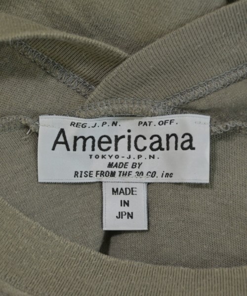 Americana（アメリカーナ）Tシャツ・カットソー カーキ サイズ:F レディース/2200616417034