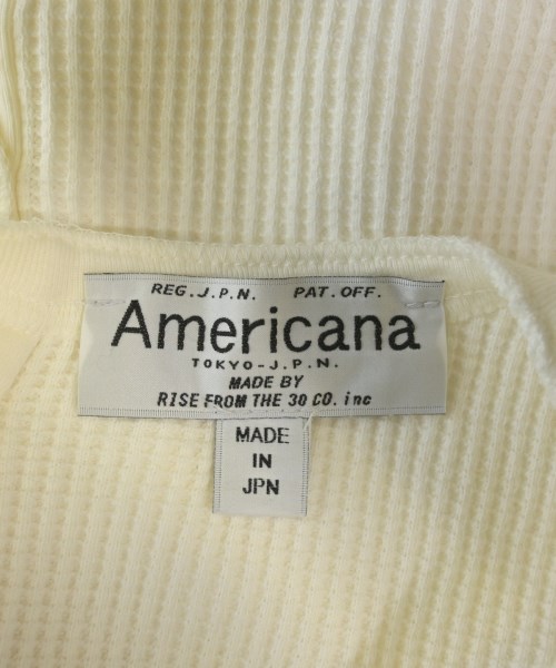 Americana（アメリカーナ）Tシャツ・カットソー 白 サイズ:F レディース/2200610133084