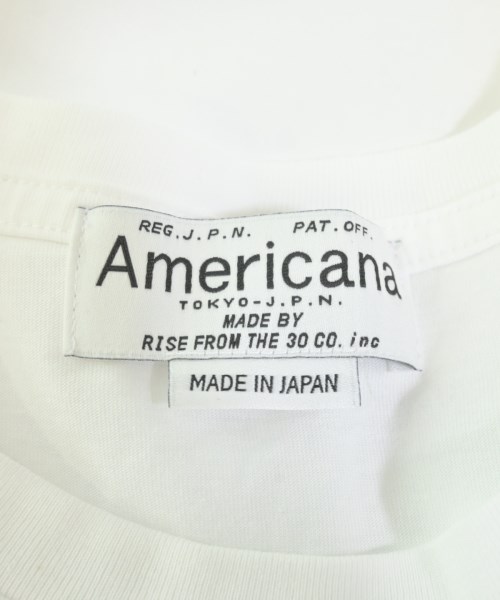 Americana（アメリカーナ）Tシャツ・カットソー 白 サイズ:F レディース/2200610367014