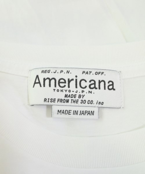Americana（アメリカーナ）Tシャツ・カットソー 白 サイズ:F レディース/2200610367021