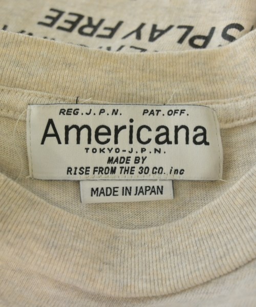 Americana（アメリカーナ）Tシャツ・カットソー ベージュ サイズ:-(M位) レディース/2200607135190
