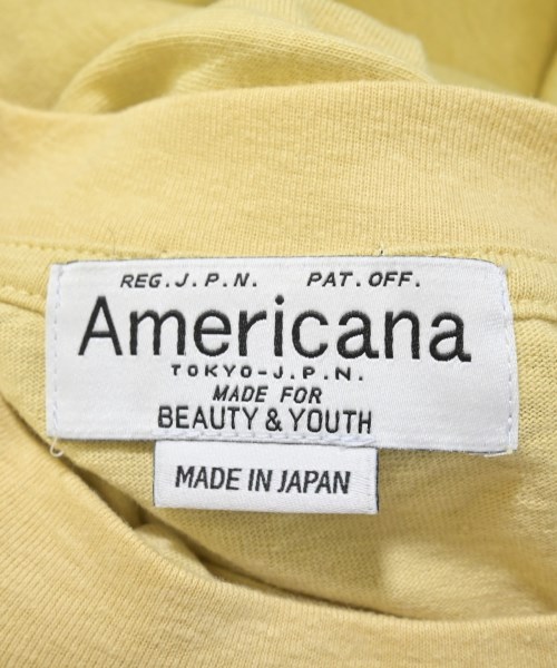 Americana（アメリカーナ）Tシャツ・カットソー 黄 サイズ:F レディース/2200611530066