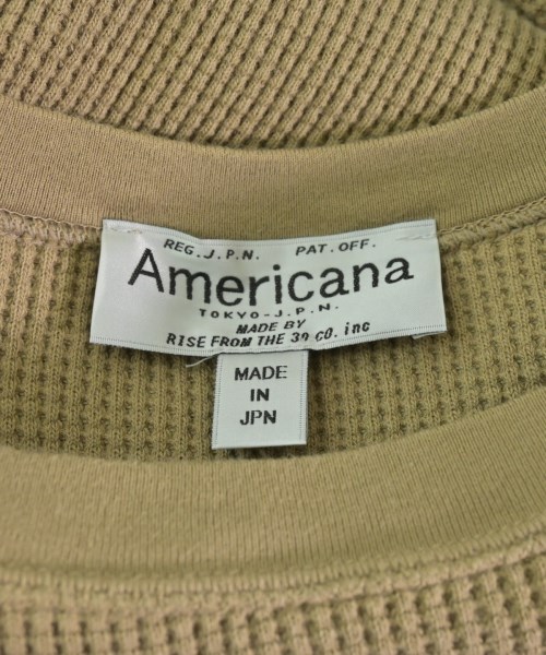 Americana（アメリカーナ）Tシャツ・カットソー ベージュ サイズ:F レディース/2200610389047