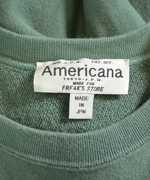Americana（アメリカーナ）スウェット 緑 サイズ:F レディース/2200615718033