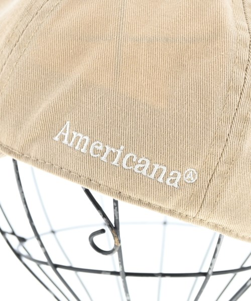 Americana（アメリカーナ）キャップ ベージュ サイズ:- レディース/2200606036122