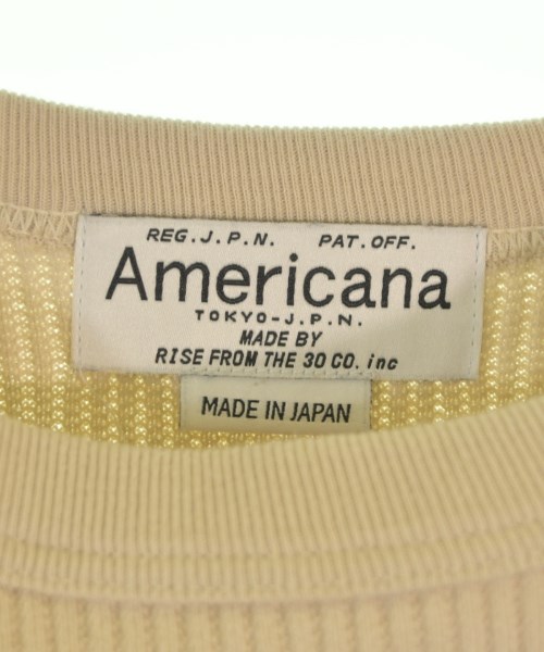 Americana（アメリカーナ）Tシャツ・カットソー ベージュ サイズ:F レディース/2200600849186
