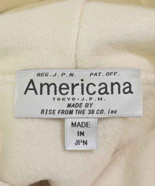 Americana（アメリカーナ）パーカー 白 サイズ:F レディース/2200606344029