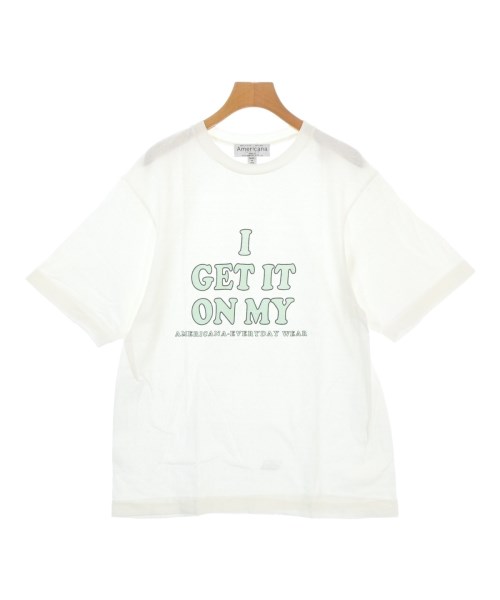 Americana(アメリカーナ)Tシャツ・カットソー 白 サイズ:F/2200674375161