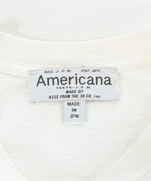Americana（アメリカーナ）Tシャツ・カットソー 白 サイズ:F レディース/2200674375161