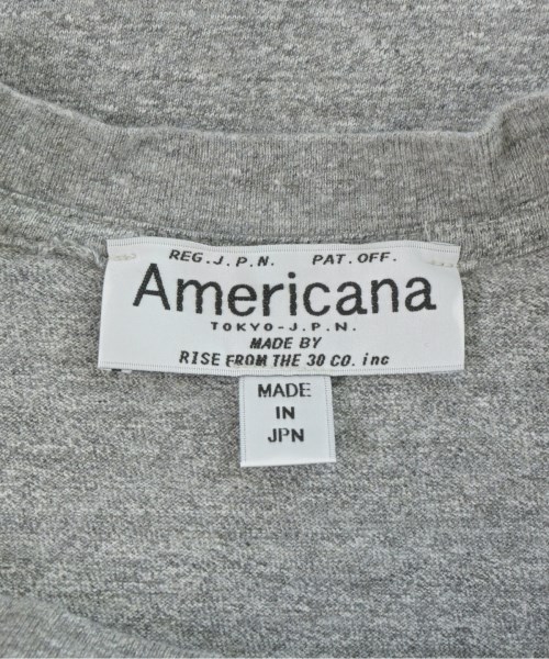Americana（アメリカーナ）Tシャツ・カットソー グレー サイズ:F レディース/2200674375178
