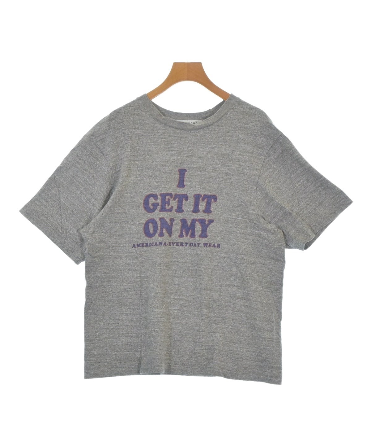 新品●AMERICANA AME Tシャツ●グレー● Americana（アメリカーナ）Tシャツ・カットソー グレー サイズ:F