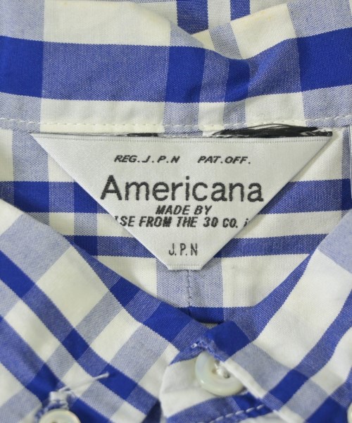 Americana（アメリカーナ）ブラウス 青 サイズ:F レディース/2200674375208