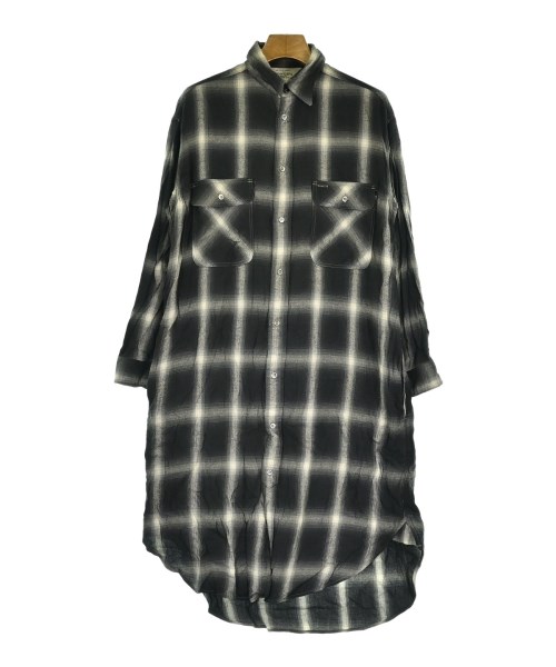 Americana(アメリカーナ)シャツワンピース 黒 サイズ:F/2200674375246