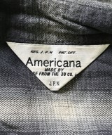 Americana（アメリカーナ）シャツワンピース 黒 サイズ:F レディース/2200674375246