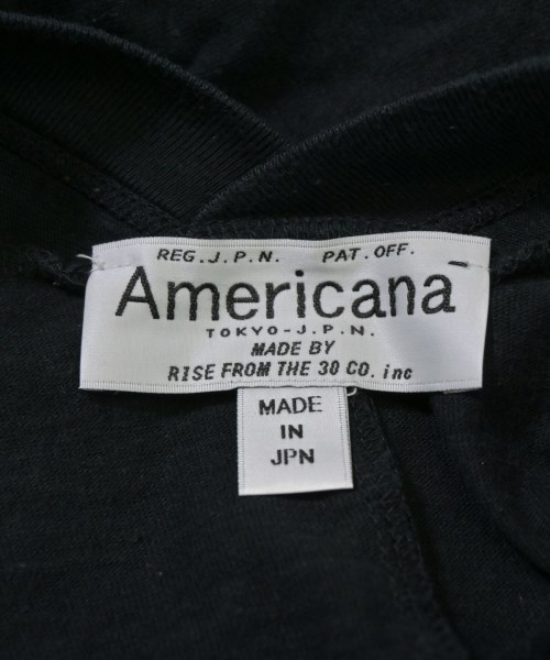 Americana（アメリカーナ）Tシャツ・カットソー 黒 サイズ:F レディース/2200679191018