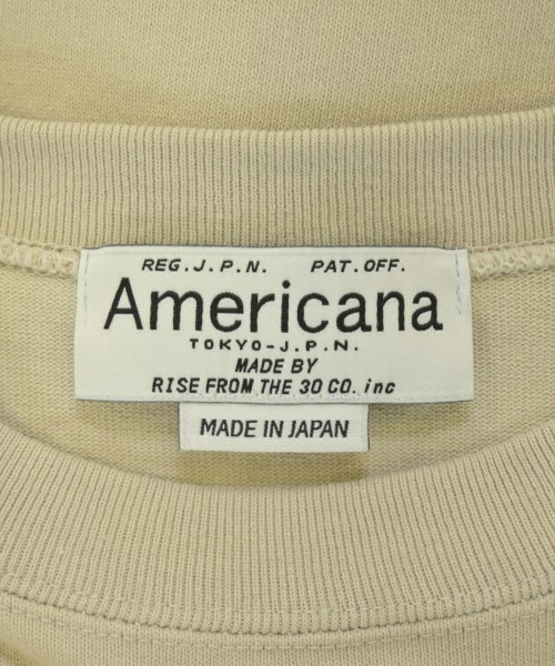 Americana（アメリカーナ）Tシャツ・カットソー ベージュ サイズ:F レディース/2200664282127