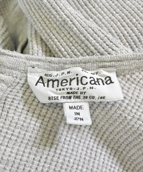 Americana（アメリカーナ）シャツワンピース グレー サイズ:F レディース/2200673419026