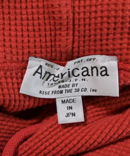 Americana（アメリカーナ）パーカー 赤 サイズ:F レディース/2200673419064